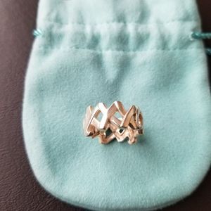 Tiffany & Co. Silver Kiss Ring